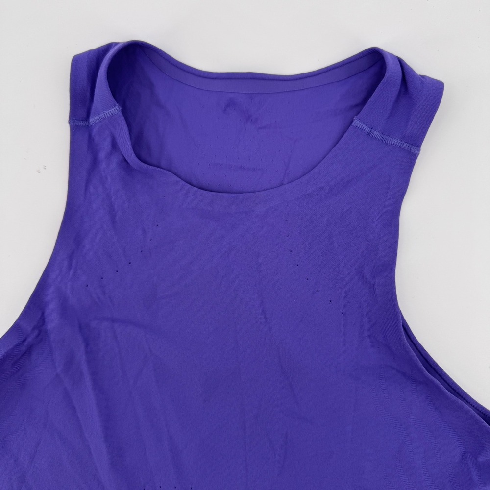 Lululemon High-Neck Tank Top 2.0 Women 4 Purple Race Length Athletic